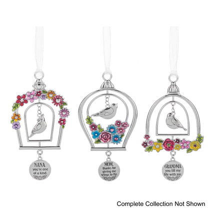 Floral Birdcage Ornaments