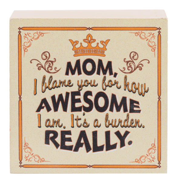 Humor Helps Mom - Block Talk