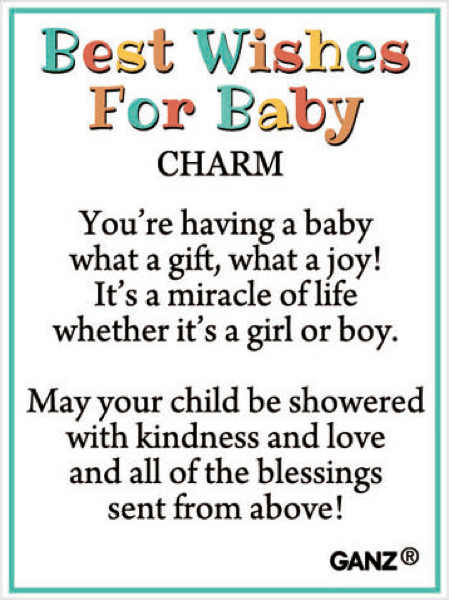 Best Wishes for Baby Charms