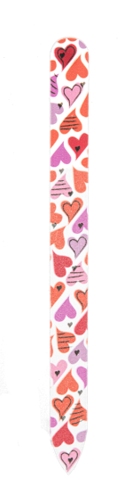 Glass Valentine Love Themed Nail File