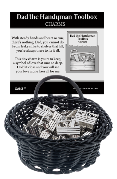 Dad the Handyman - Toolbox Pocket Charm