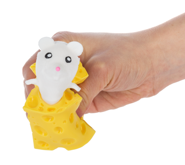 Mouse and Cheese Squeeze Toys 3yr+