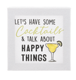 Coffee & Cocktails Canvas Plaques