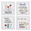 Coffee & Cocktails Canvas Plaques