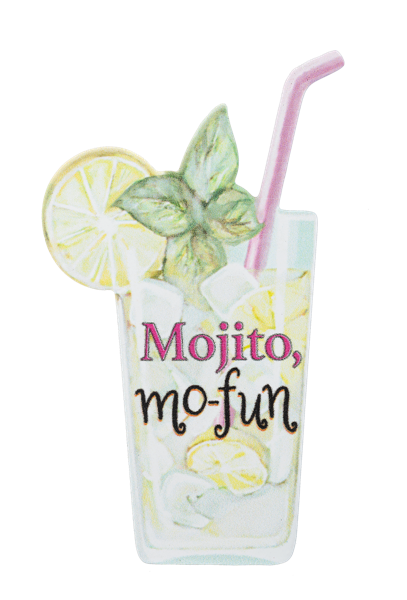 Bar Beauty Die Cut Magnets