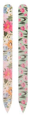 Floral glass nail files