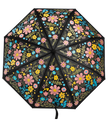Modern Florals Color Changing Telescopic Umbrella