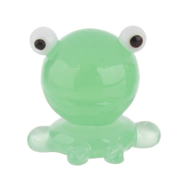 Glass Frog Pocket Charm