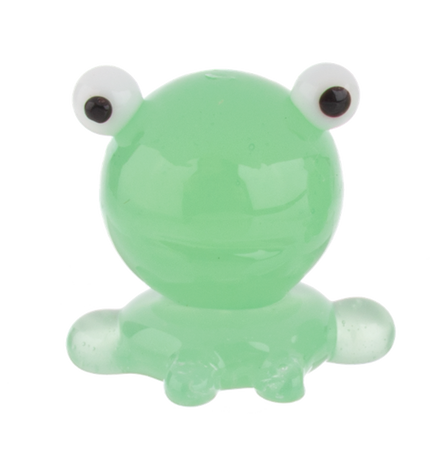 Glass Frog Pocket Charm