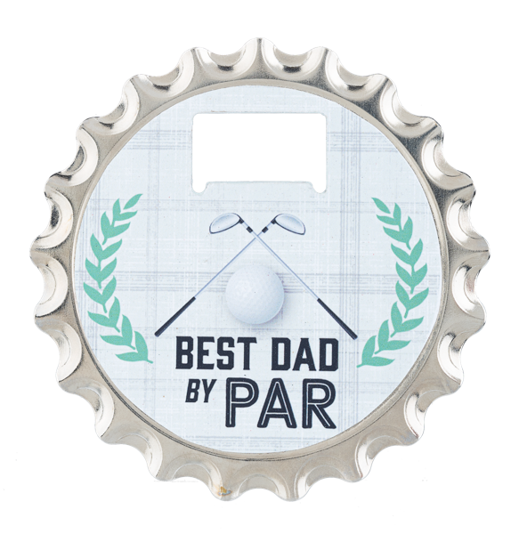 Golf Bottle Opener & Coaster