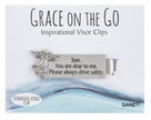 Inspirational visor clips