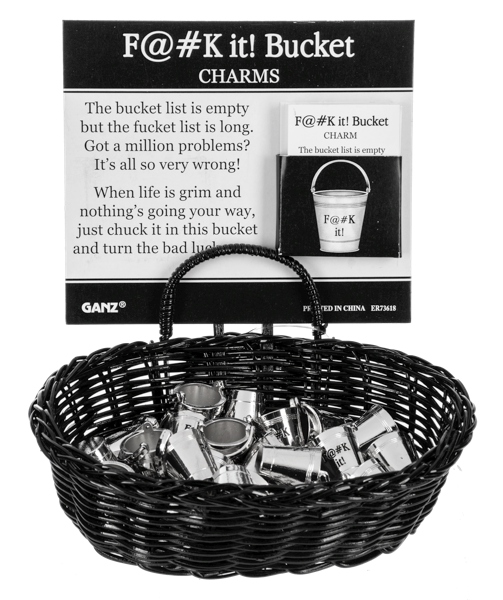 F@#k it Bucket Pocket Charm