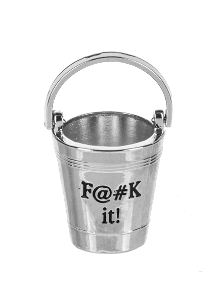 F@#k it Bucket Pocket Charm
