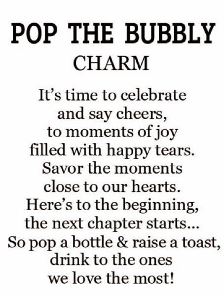Pop the Bubbly Charms