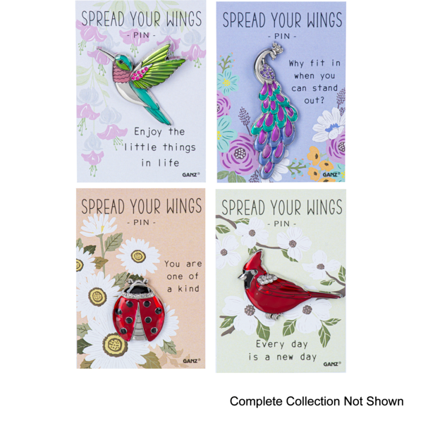Spread Your Wings Pins on Backers