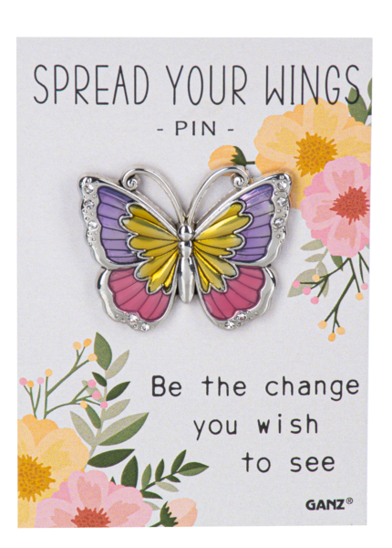 Spread Your Wings Pins on Backers