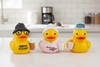 Coffee Lovers Duck Figurines