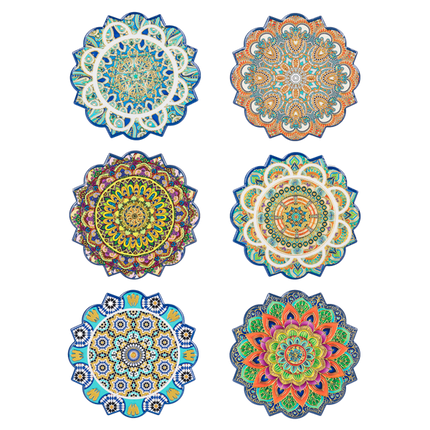 Ceramic Mandala Coasters