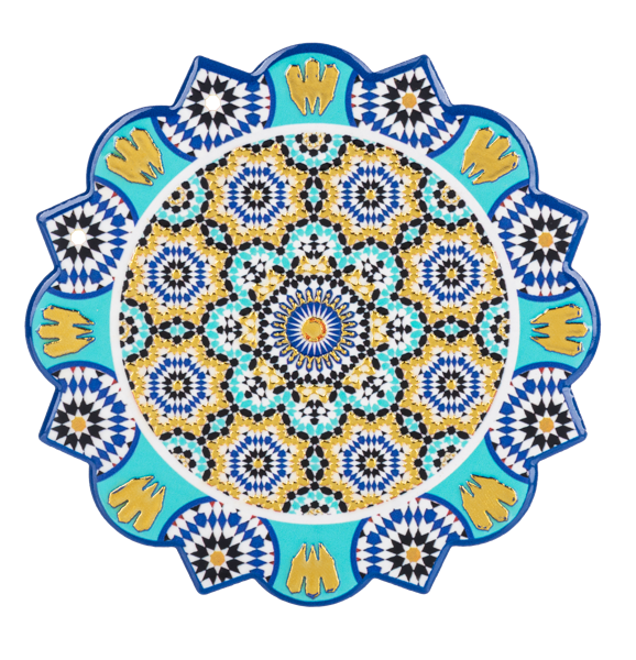 Ceramic Mandala Coasters