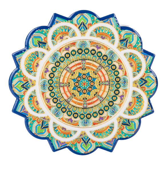 Ceramic Mandala Coasters