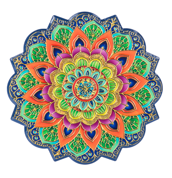 Ceramic Mandala Coasters