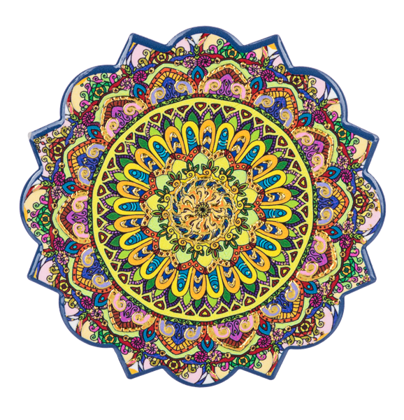 Ceramic Mandala Coasters