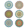 Ceramic Mandala Coasters