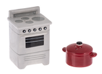 Stove and Pot Salt and Pepper Shakers