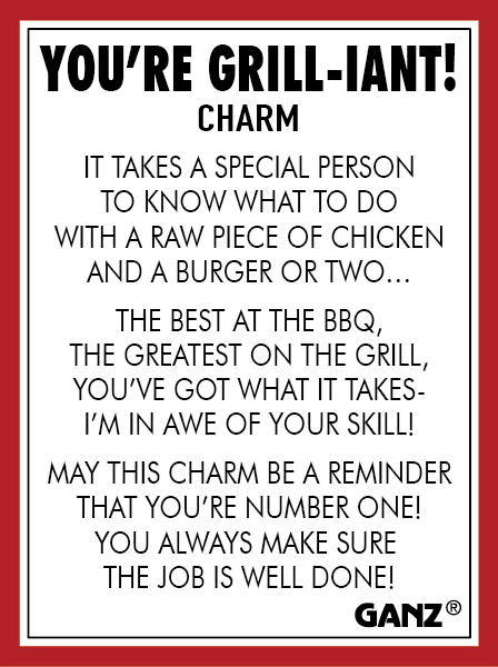 You're Grill-iant! Grill Charm