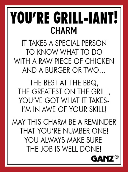 You're Grill-iant! Grill Charm