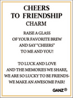Cheers to Friendship Charm