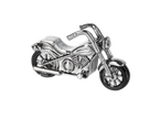 Free Rider motorcycle pocket charm