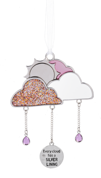 Ornament - Every cloud has a silver lining