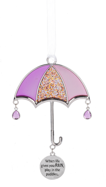 Ornament - When life gives you rain, play in the puddles