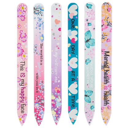 Glass nail files