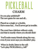 Pickleball Charm