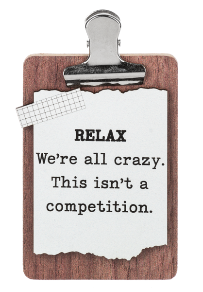 Office Talk - Mini Clipboard Plaques with Easels