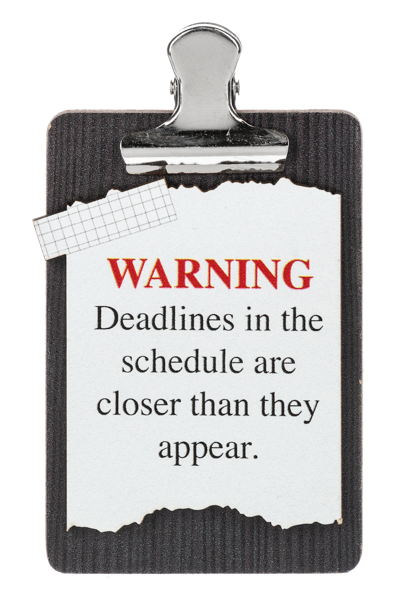 Office Talk - Mini Clipboard Plaques with Easels