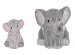 Stacking Elephant Salt and Pepper Shakers