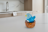 Stacking Blue Bird and Nest Salt and Pepper Shakers