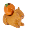 Stacking Salt & Pepper Shakers - Capybara and Orange
