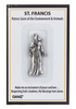 Patron Saints Charm - St. Francis