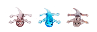 Glass Axolotl Charms