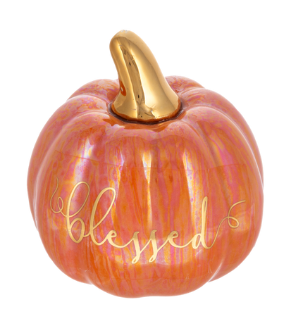 Iridescent Message Pumpkin