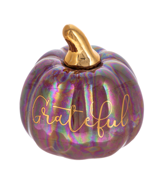 Iridescent Message Pumpkin