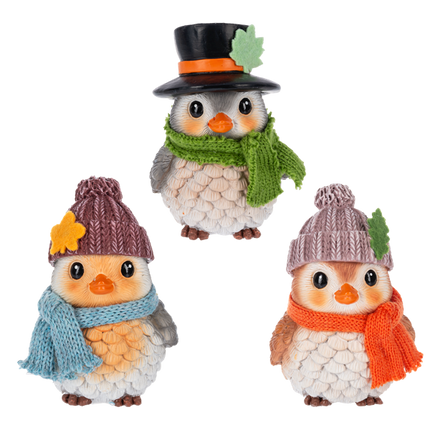 Autumn Bird Figurine