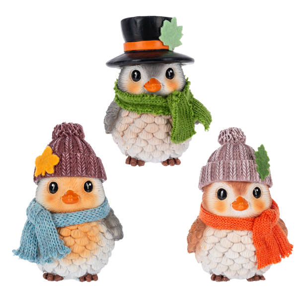 Autumn Bird Figurine
