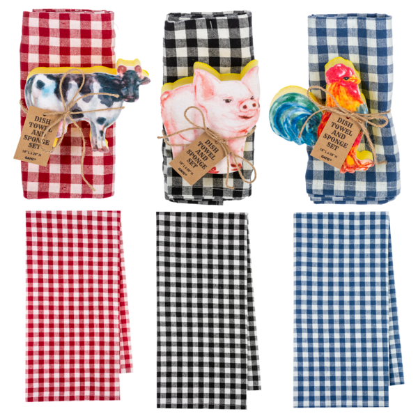 Farm Animal Tea Towel Set