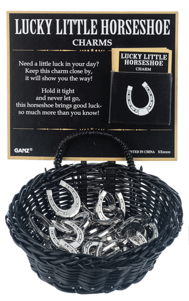 Lucky little horseshoe pocket charm