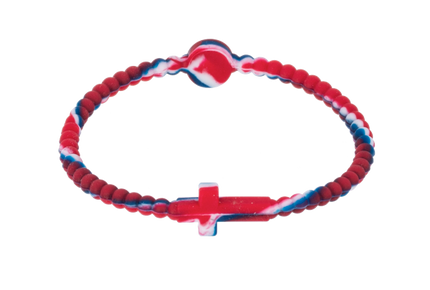 God Bless America Tie-Dye Bracelets